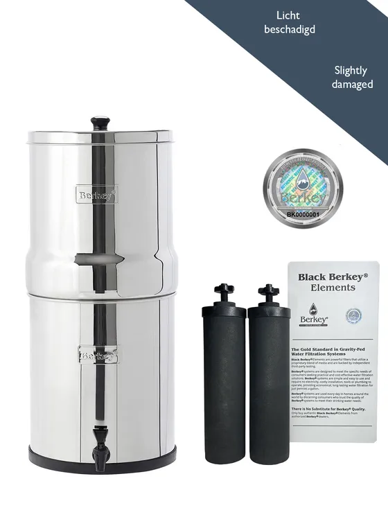 Travel Berkey Waterfilter BESCHADIGD 6L